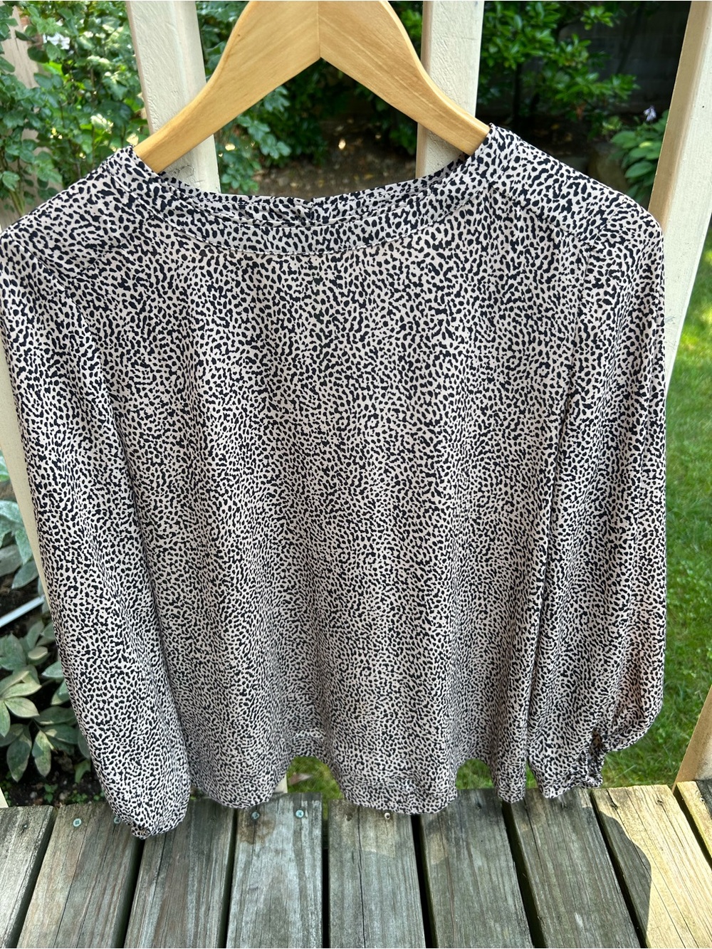 Women’s Leopard Print Long Sleeve Top - Picture 1 of 3